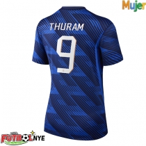 Camiseta Francia Marcus Thuram #9 Primera Equipación para mujer Mundial 2026 manga corta